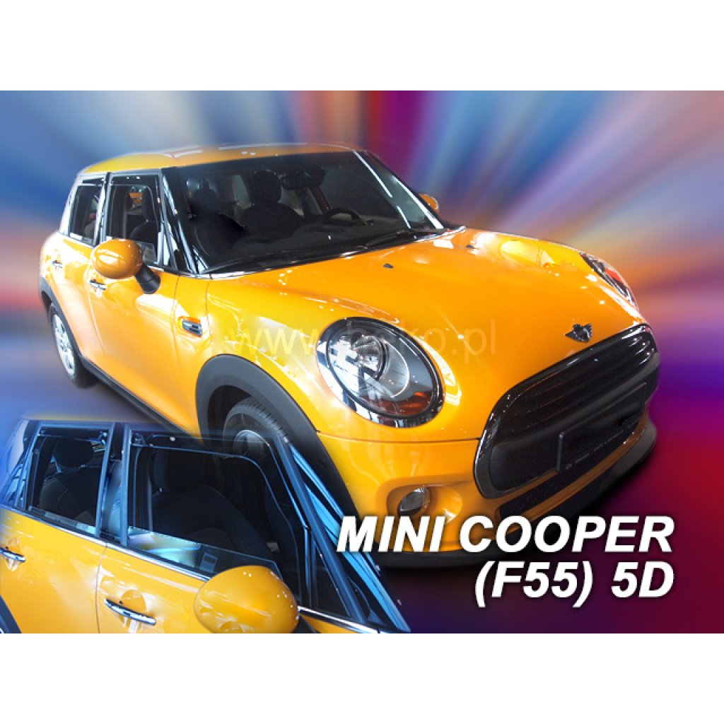 Ofuky oken Mini Cooper - One (F55) 5D 2014- přední + zadní | Heko