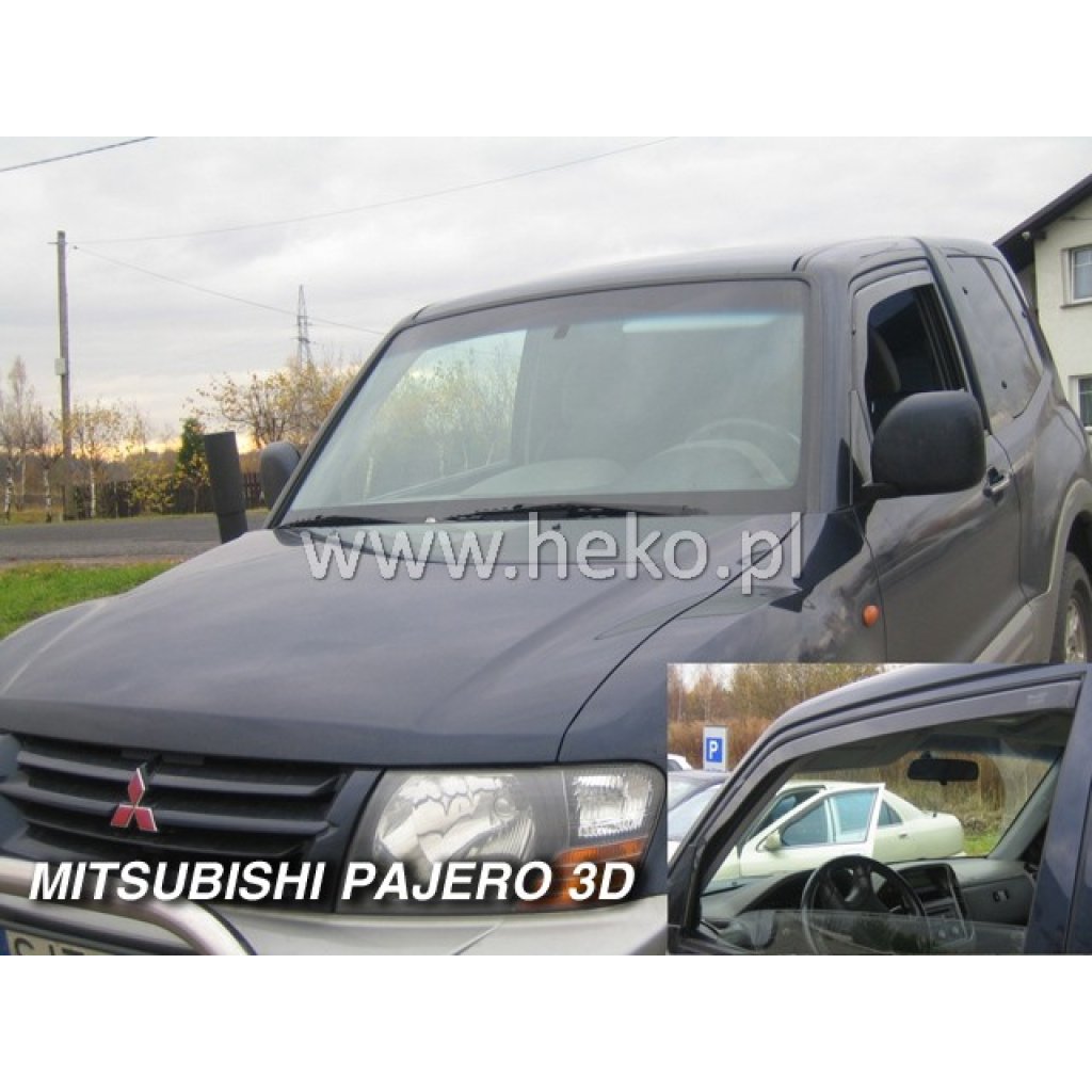 Ofuky oken Mitsubishi Pajero 3D 2001- přední | Heko