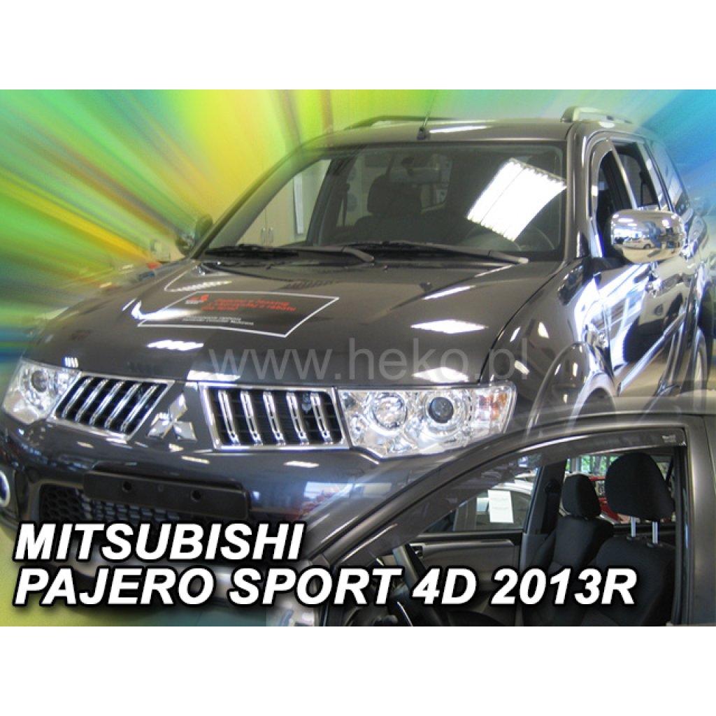 Ofuky oken Mitsubishi Pajero 5D Sport 2013- přední | Heko
