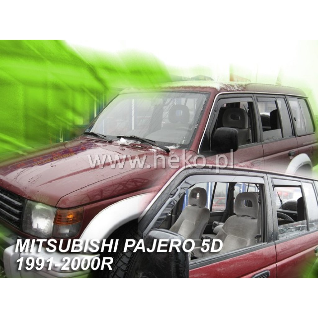 Ofuky oken Mitsubishi Pajero/Shogun 2/5D 1991-2000 přední | Heko