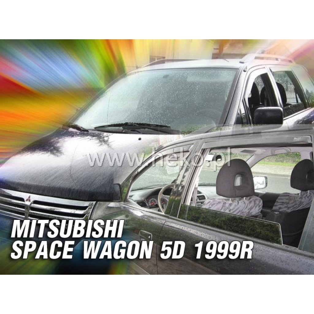 Ofuky oken Mitsubishi Space Wagon 5D 1999-2005 přední + zadní | Heko