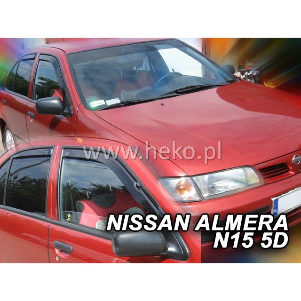 Ofuky oken Nissan Almera N15 4/5D 1995-2000 přední + zadní | Heko