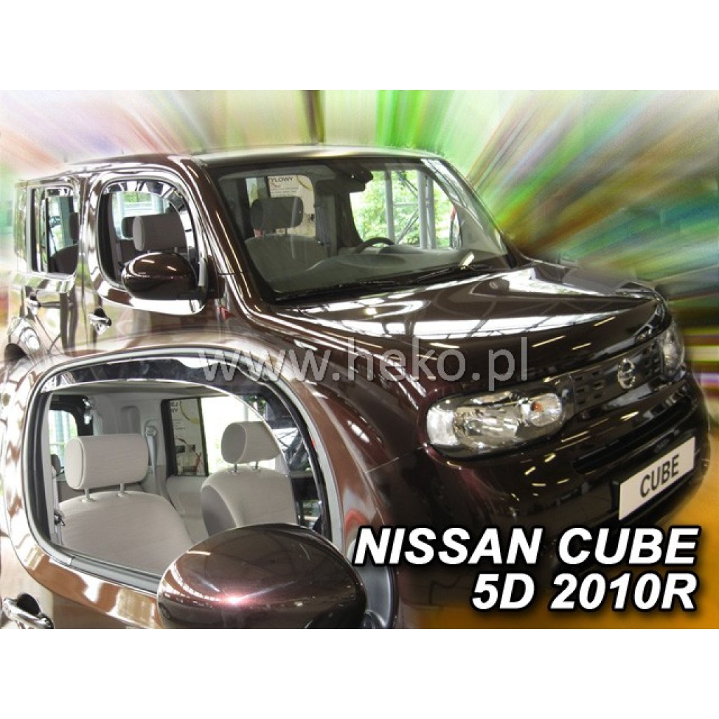 Ofuky oken Nissan Cube 5D 2010- přední | Heko
