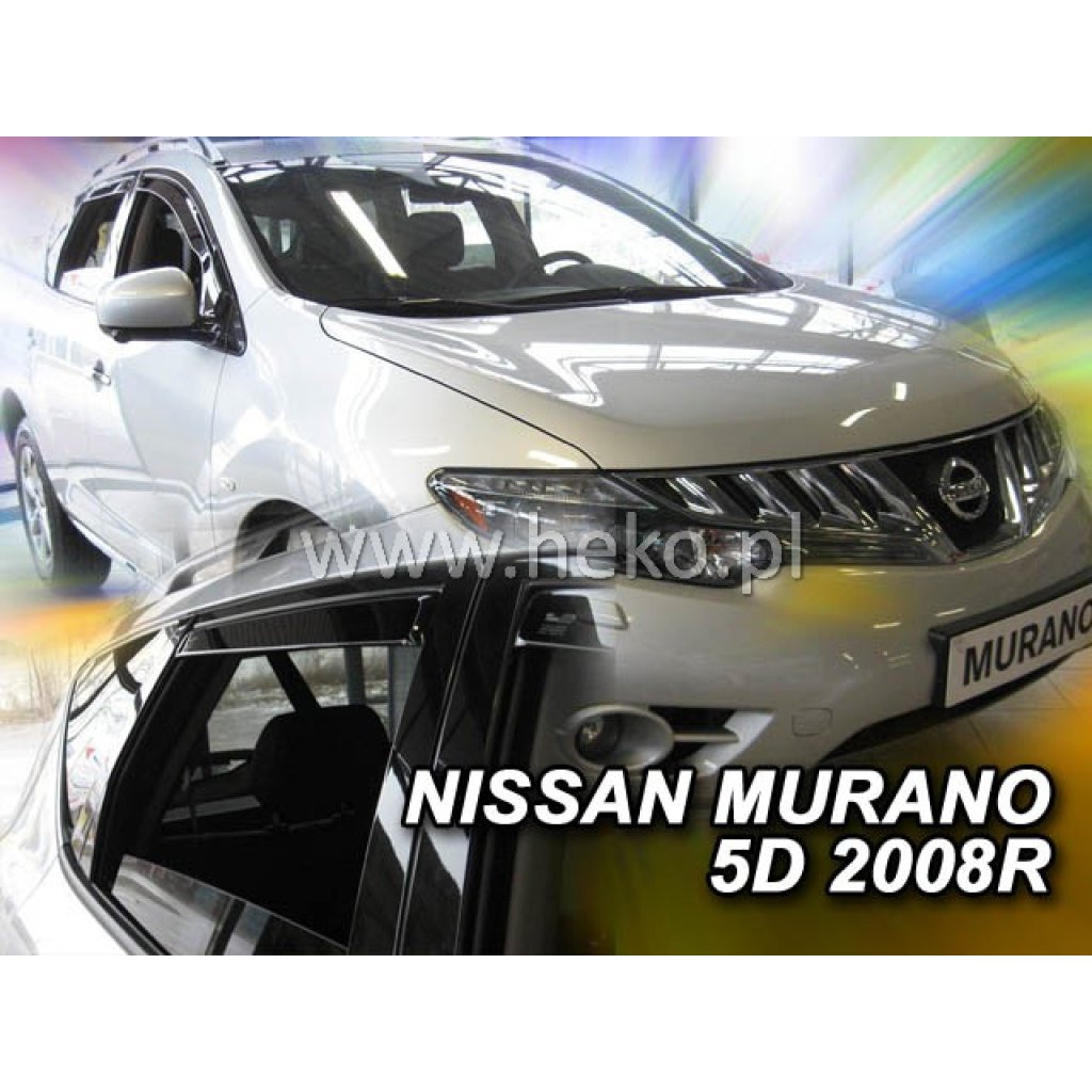 Ofuky oken Nissan Murano 5D 2008- přední + zadní | Heko