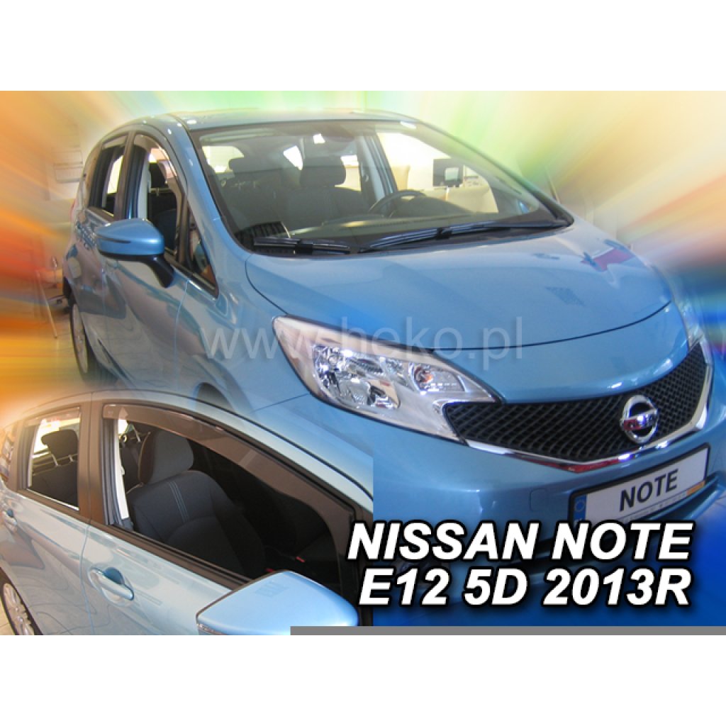 Ofuky oken Nissan Note II E12 5D 13R přední + zadní hatchback | Heko