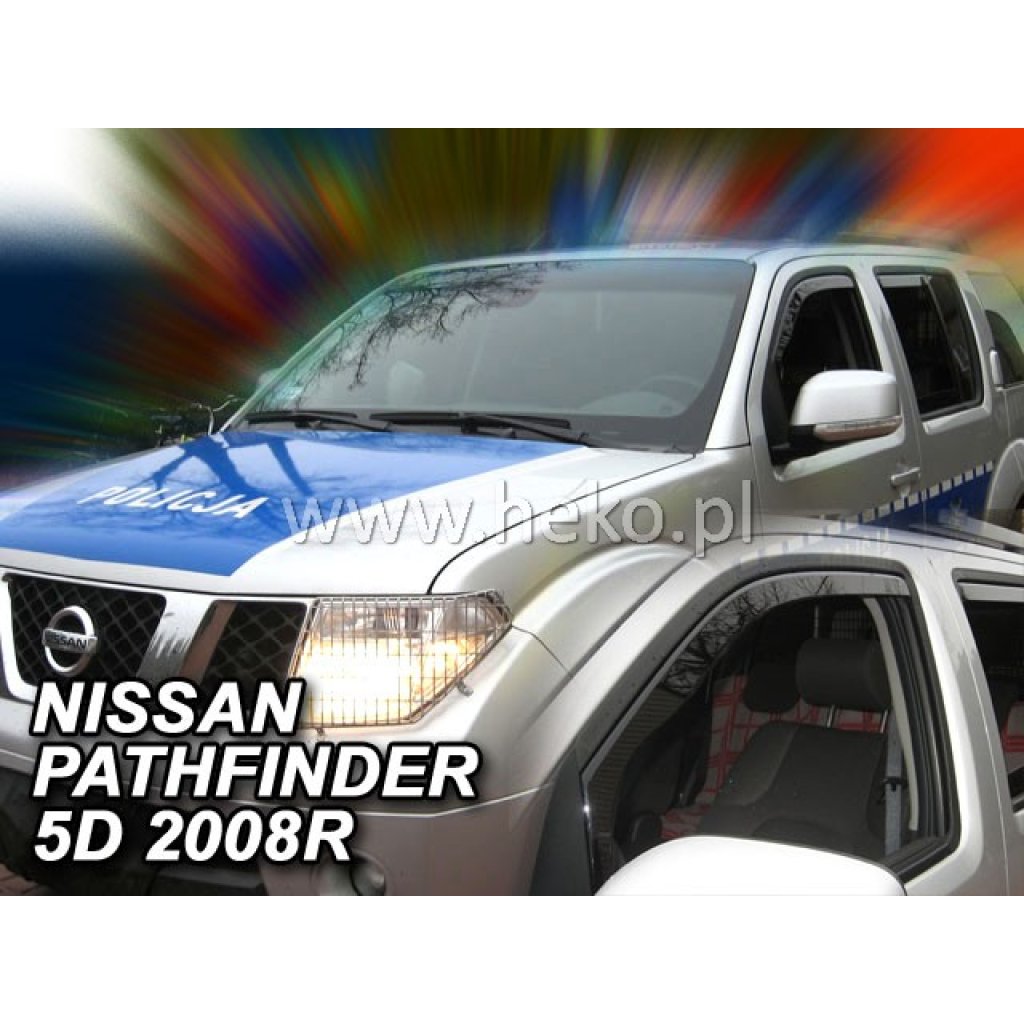Ofuky oken Nissan Pathfinder 5D 2005- přední | Heko