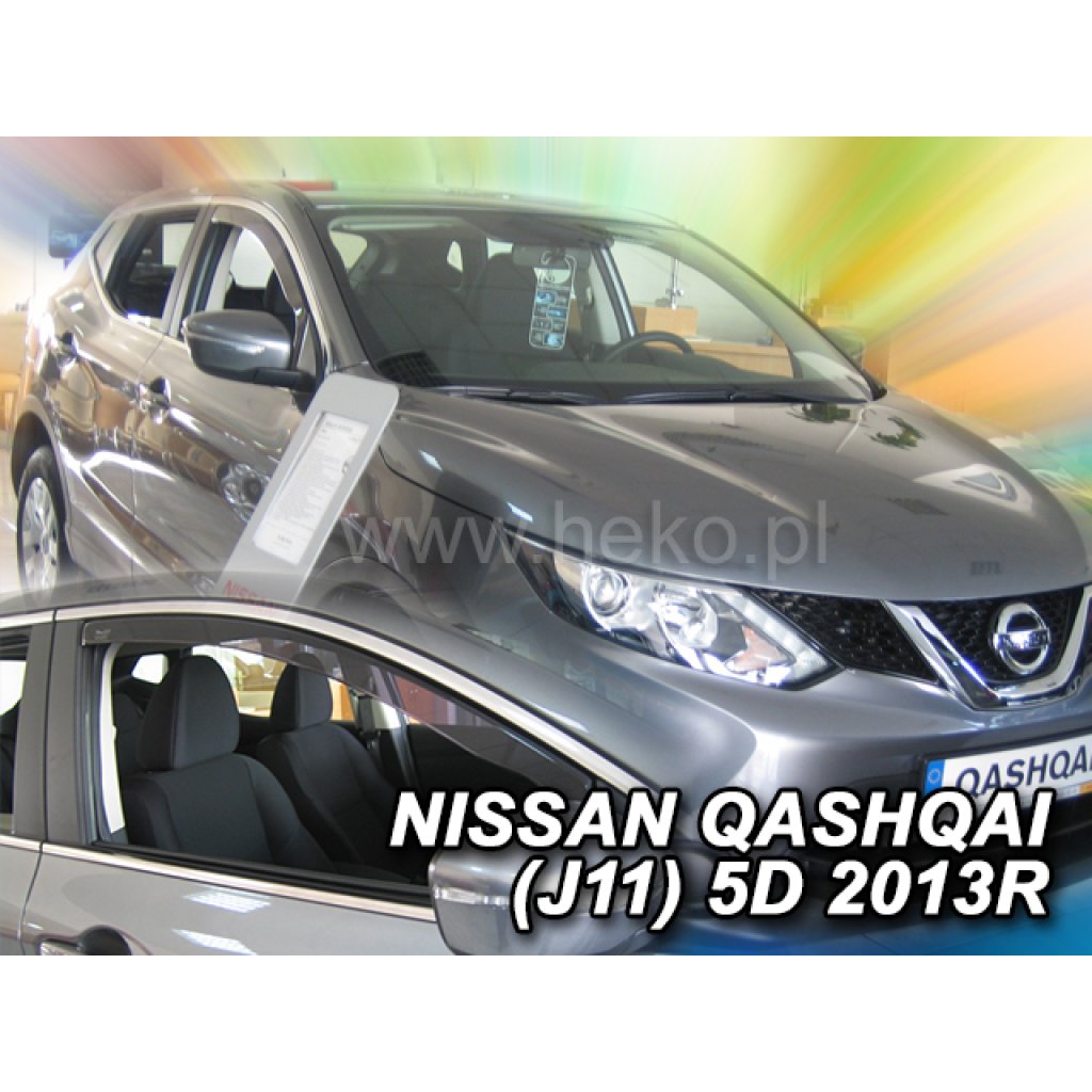 Ofuky oken Nissan Qashqai II J11 5D 2013- přední | Heko