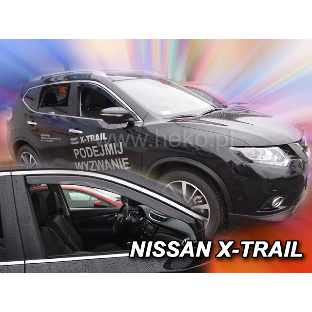 Ofuky oken Nissan X-Trail III 5D 2013- přední | Heko