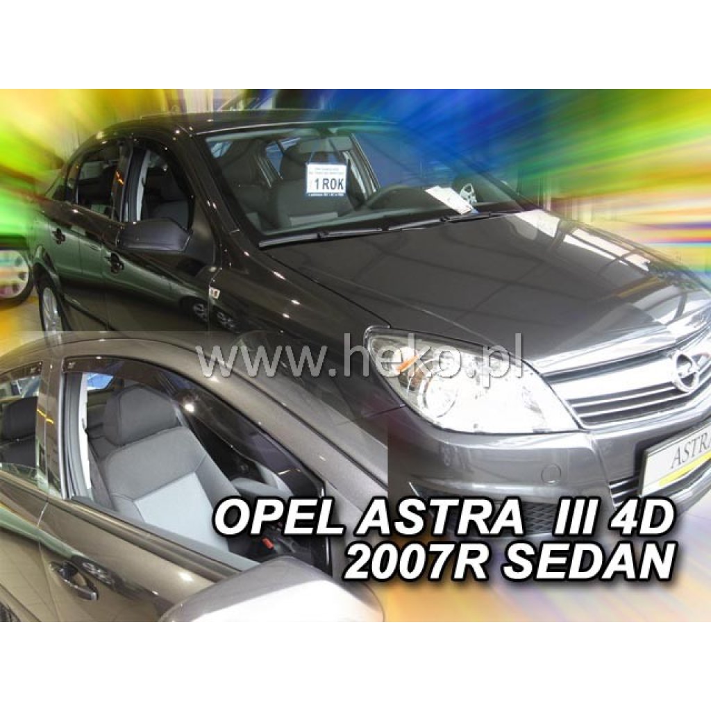 Ofuky oken Opel Astra H 5D 2004- přední + zadní hatchback | Heko