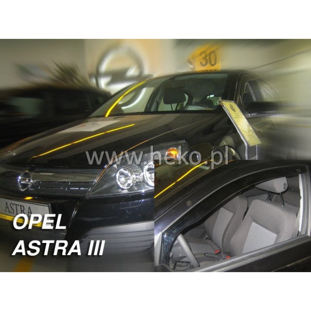 Ofuky oken Opel Astra III H 5D 2004- přední | Heko