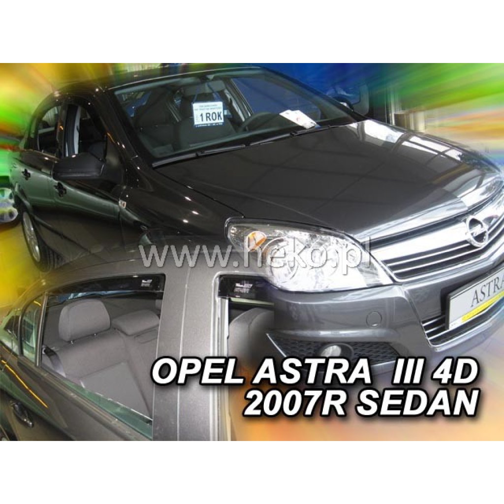 Ofuky oken Opel Astra III H 5D 2004- přední + zadní sedan | Heko