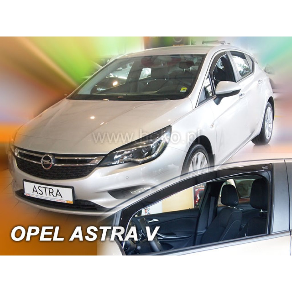Ofuky oken Opel Astra V K 5D 2015- přední | Heko