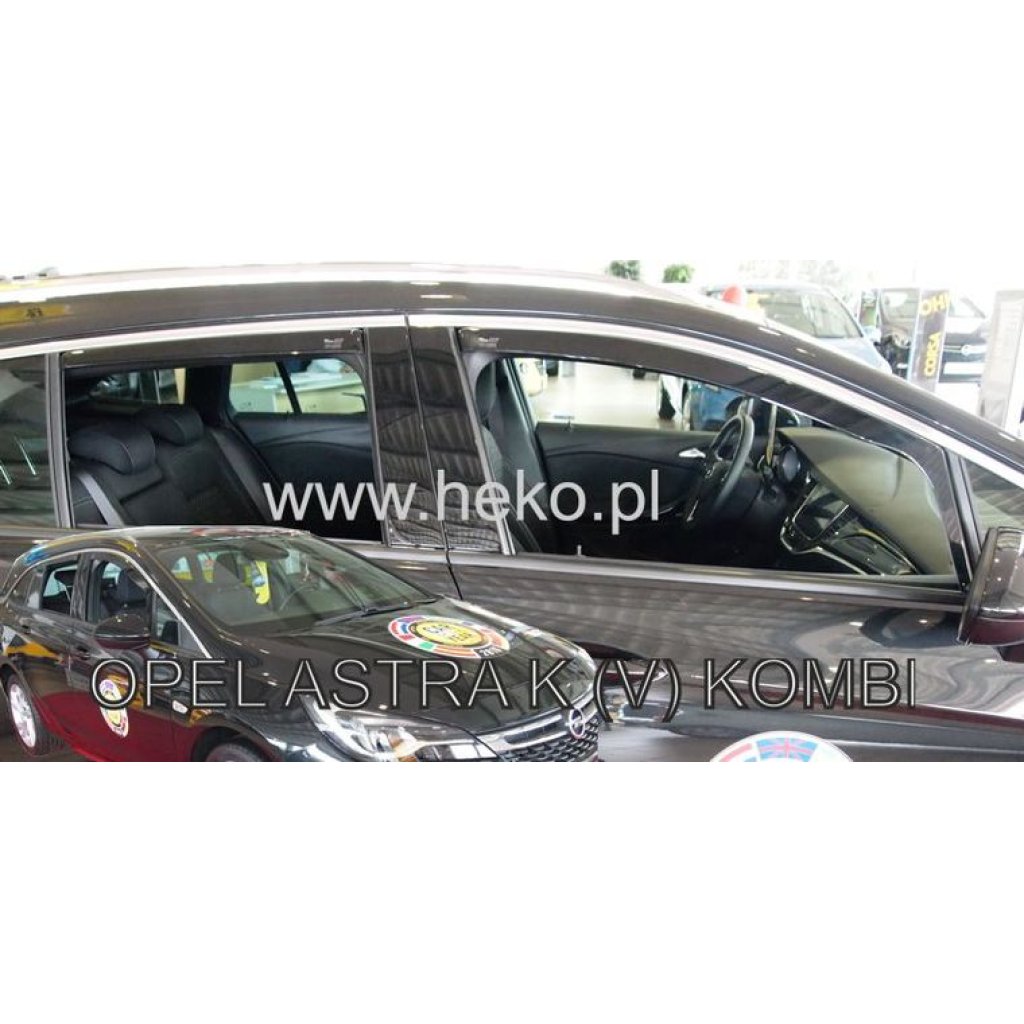 Ofuky oken Opel Astra V K Sports Tourer 5D 2015- přední + zadní combi | Heko