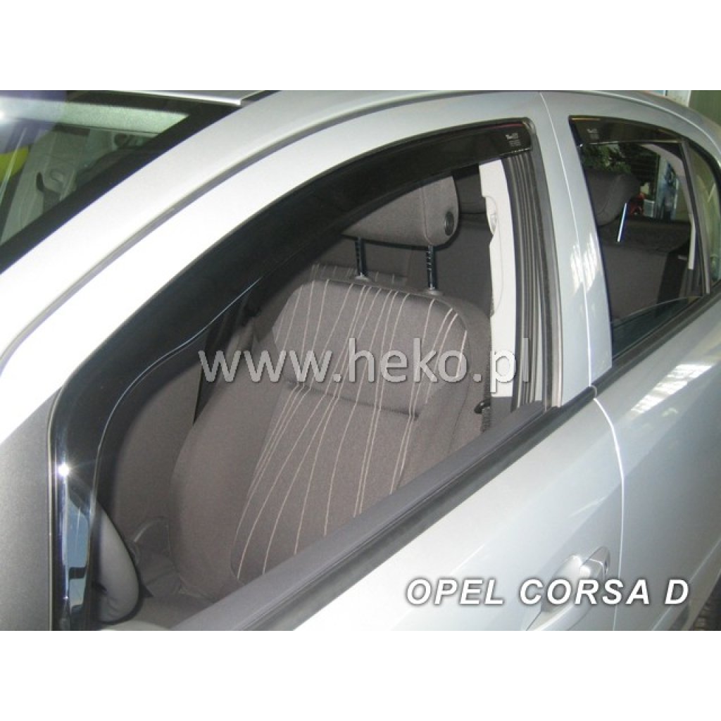 Ofuky oken Opel Corsa D 5D 2006- přední | Heko