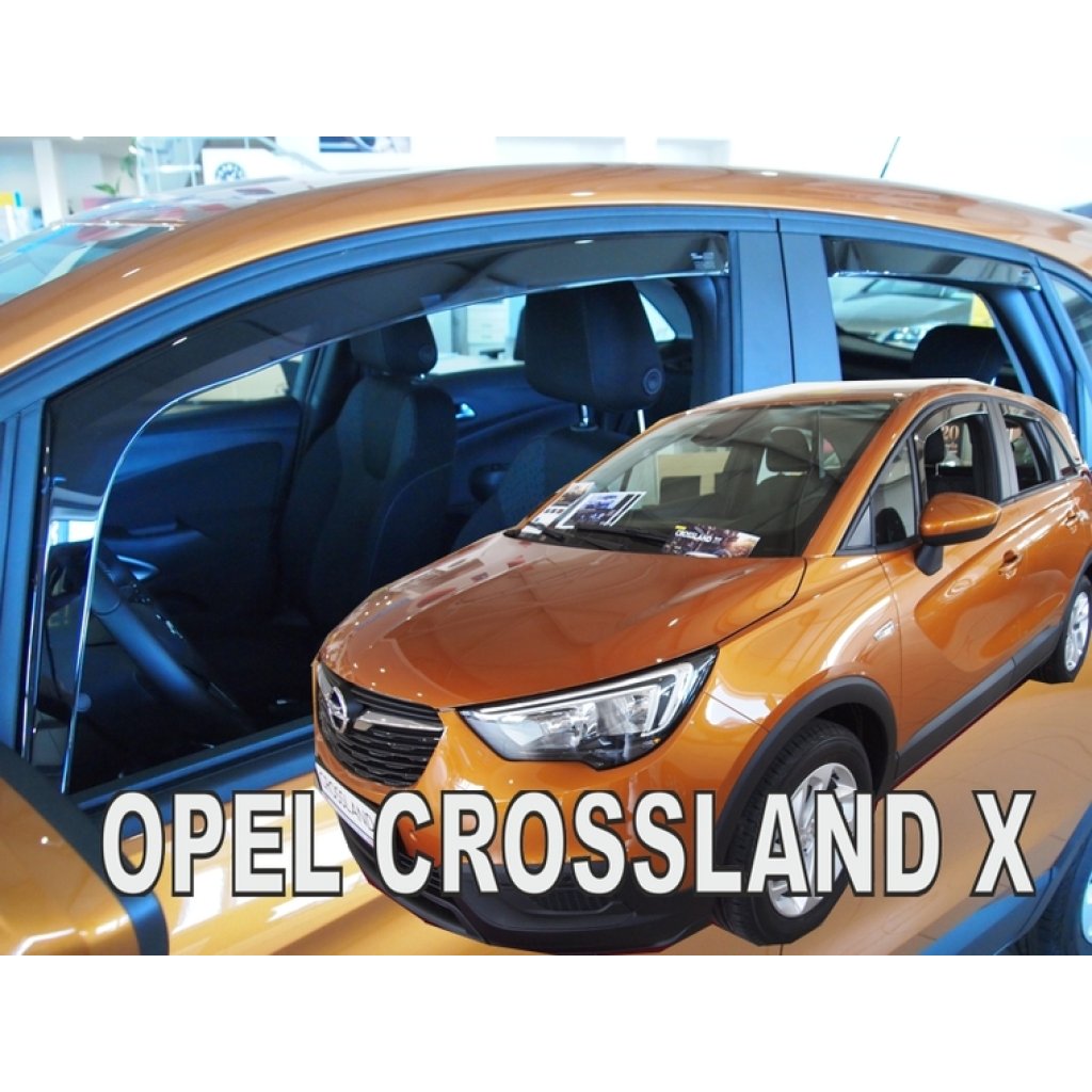 Ofuky oken Opel Crossland X 5D 2017- přední + zadní | Heko