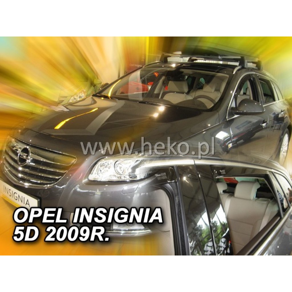 Ofuky oken Opel Insignia 4D 2009- přední + zadní combi | Heko