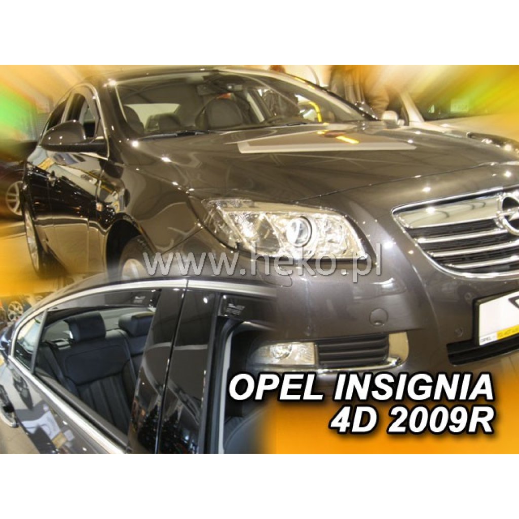 Ofuky oken Opel Insignia 4D 2009- přední + zadní | Heko