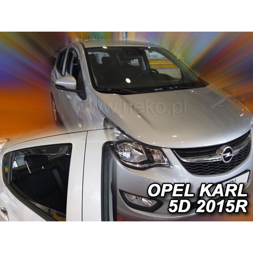 Ofuky oken Opel Karl 5D 2015- přední + zadní | Heko