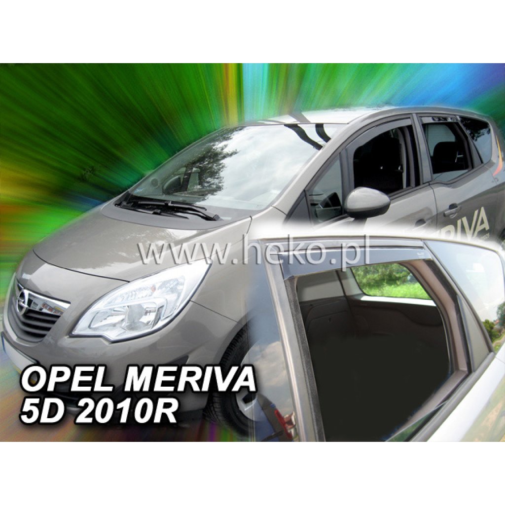 Ofuky oken Opel Meriva 5D 2010- přední + zadní | Heko