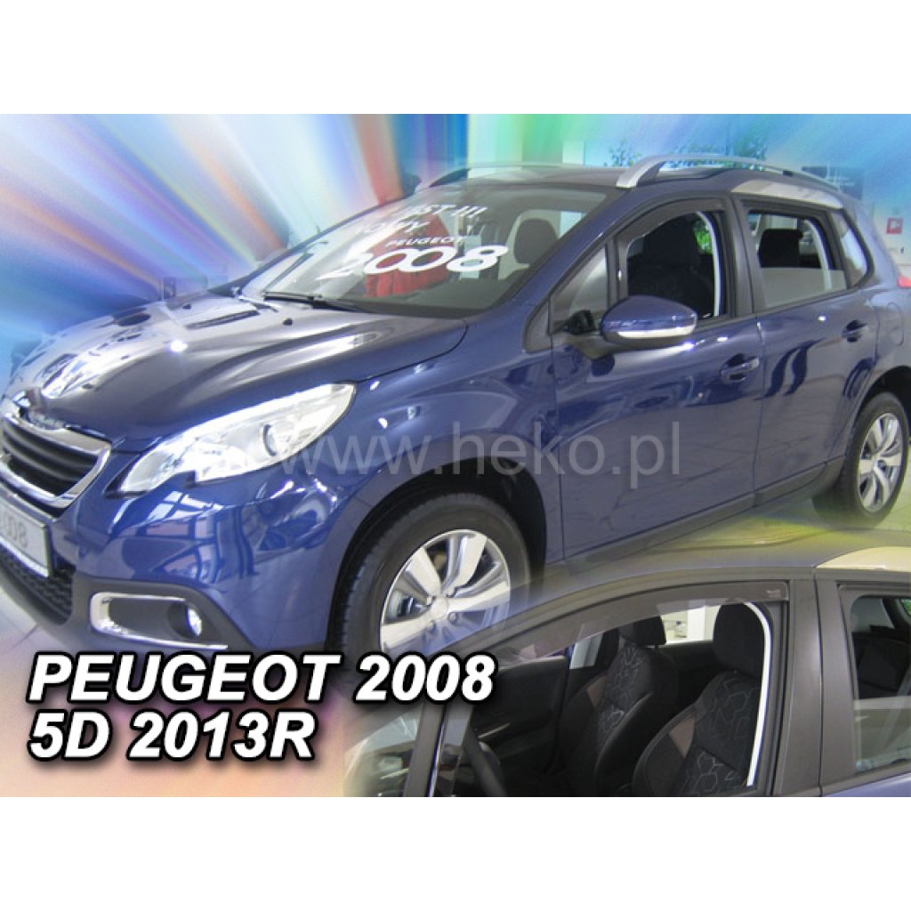 Ofuky oken Peugeot 2008 5D 2013- přední | Heko