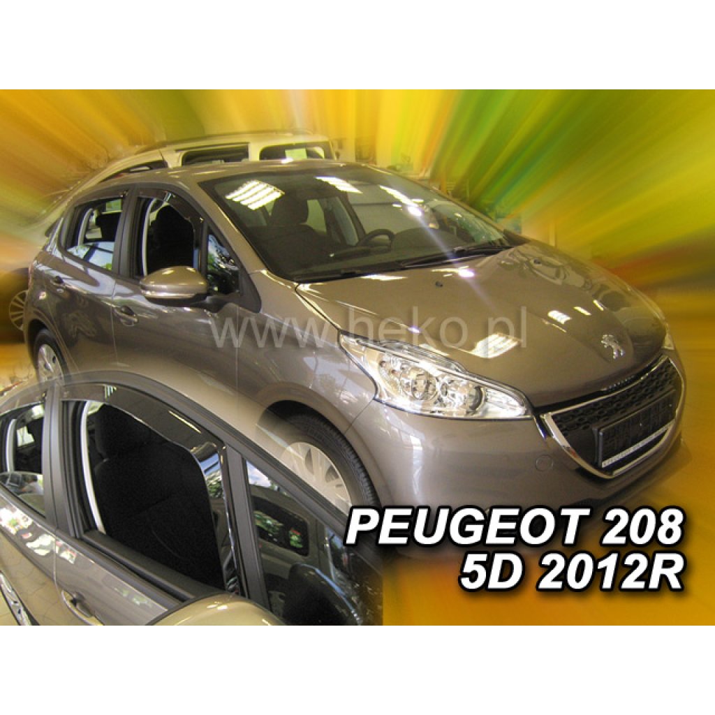 Ofuky oken Peugeot 208 5D 2012- přední | Heko