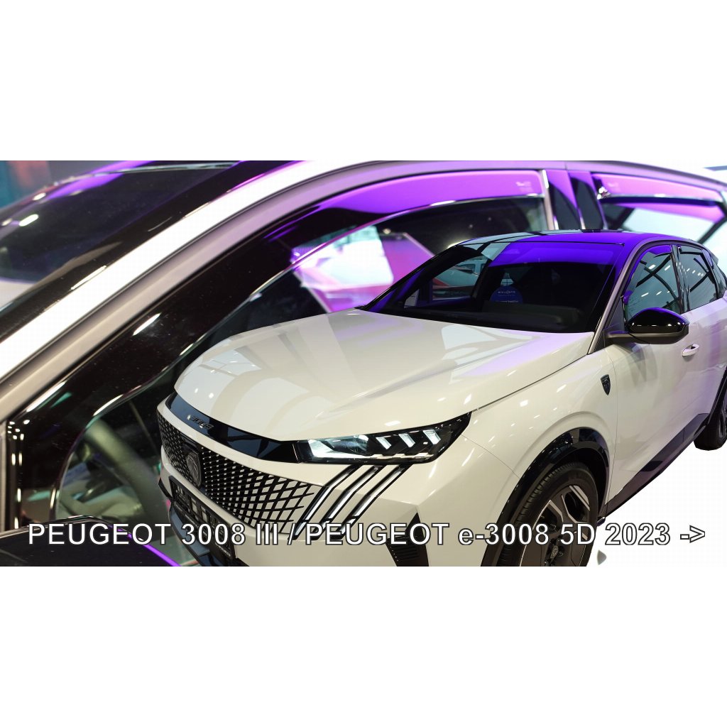 Ofuky oken Peugeot 3008 5dv 2023- přední + zadní | Heko