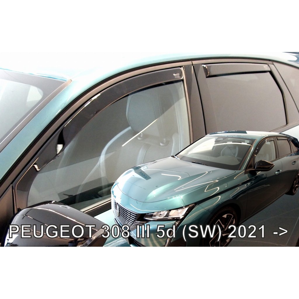 Ofuky oken Peugeot 308 III 5dv SW/combi 2021- přední + zadní | Heko
