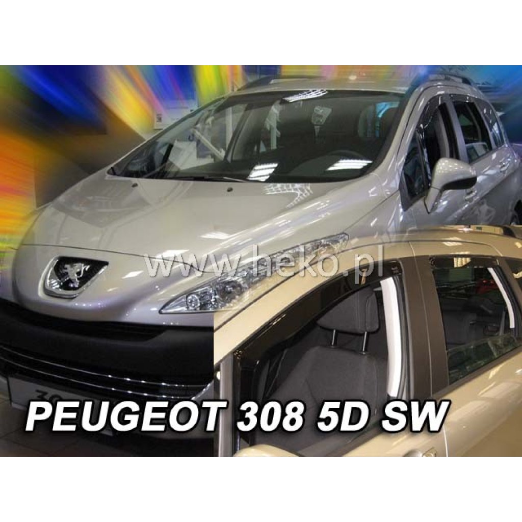Ofuky oken Peugeot 308 SW 5D 2007- přední + zadní combi | Heko