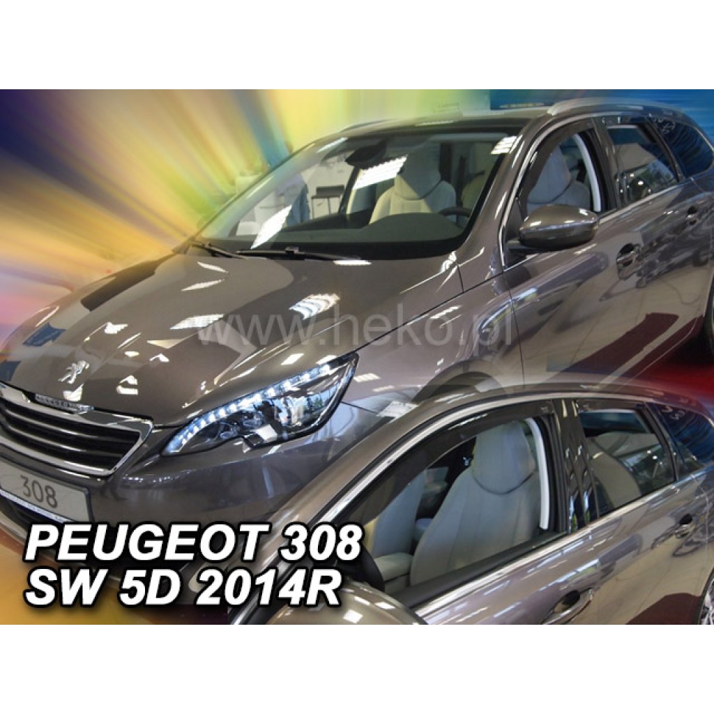 Ofuky oken Peugeot 308 SW II 5D 2013 přední + zadní combi | Heko