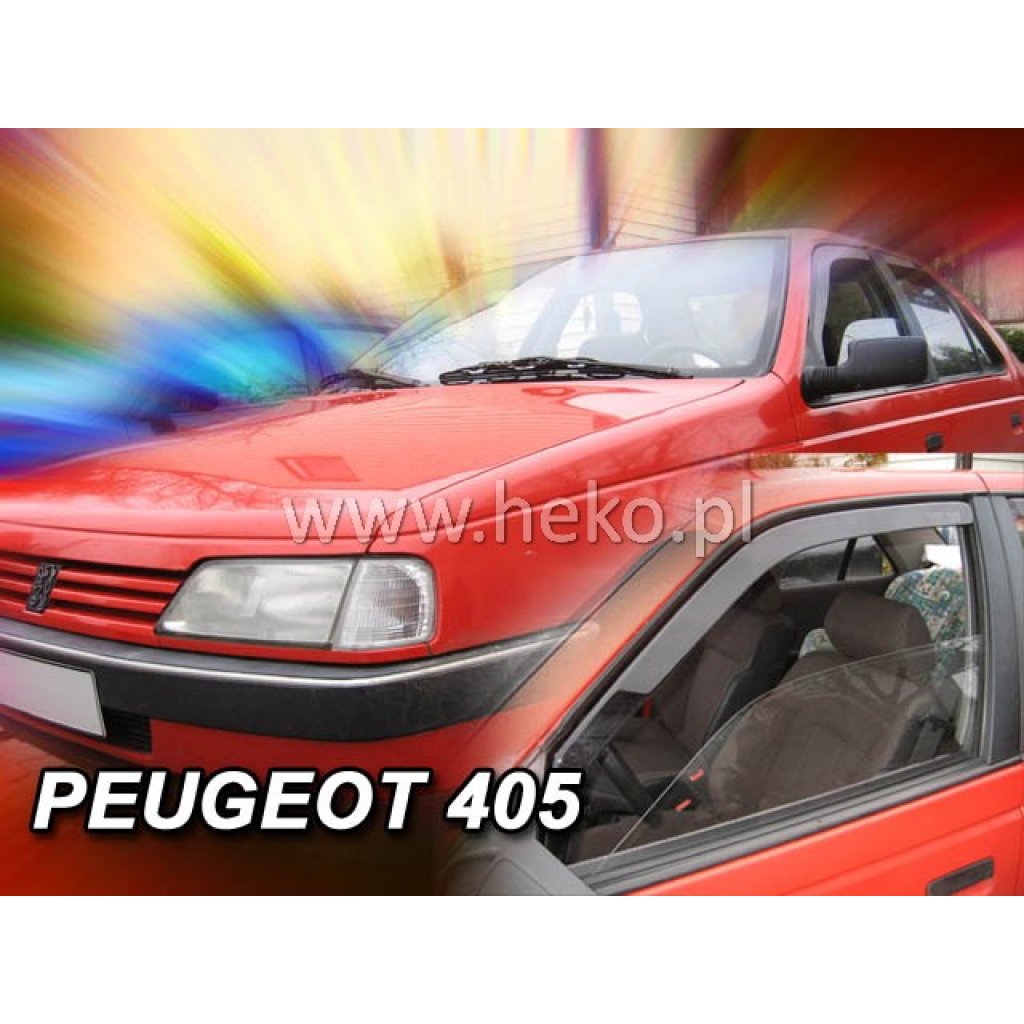 Ofuky oken Peugeot 405 4D 1992- přední | Heko