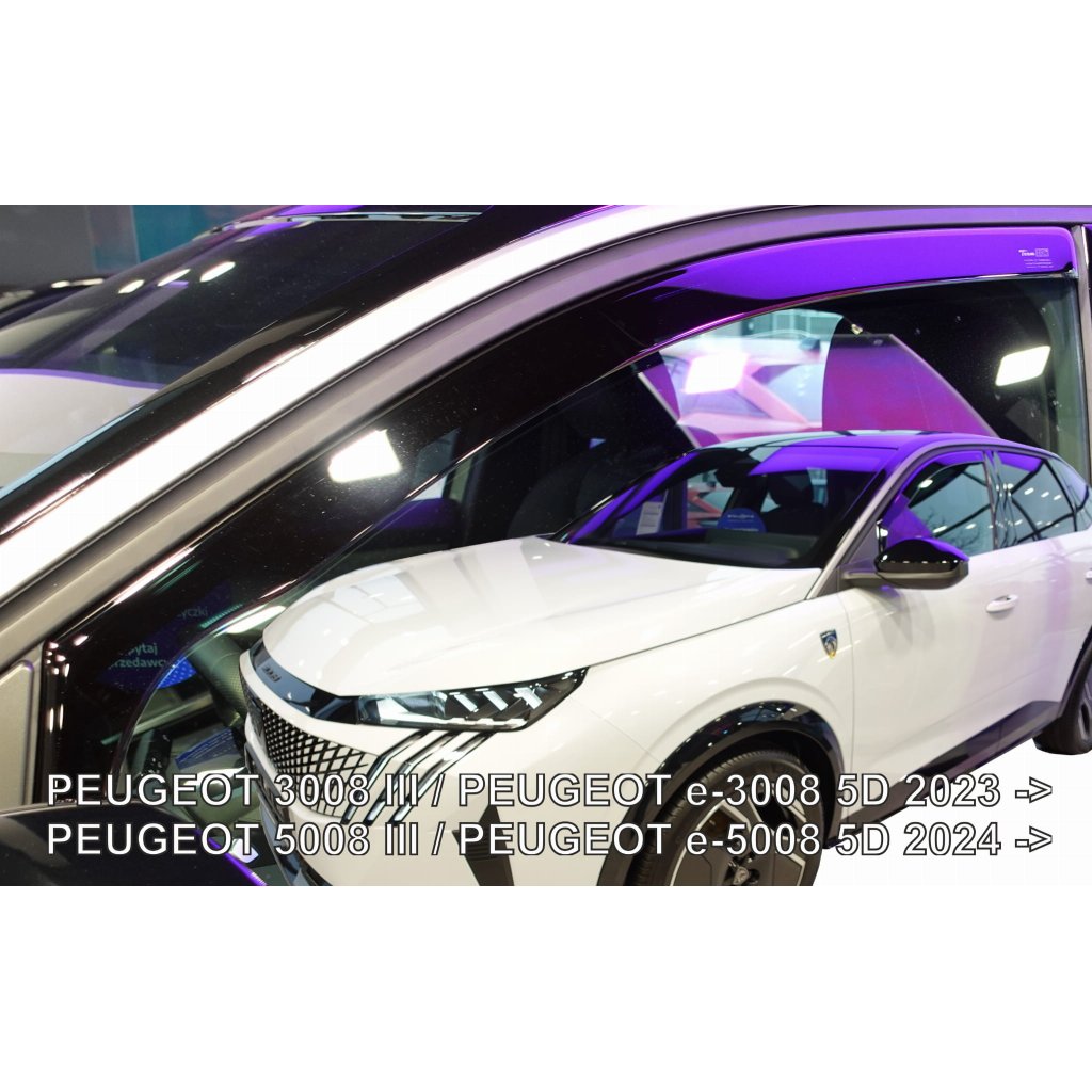 Ofuky oken Peugeot 5008 5dv 2023- přední | Heko
