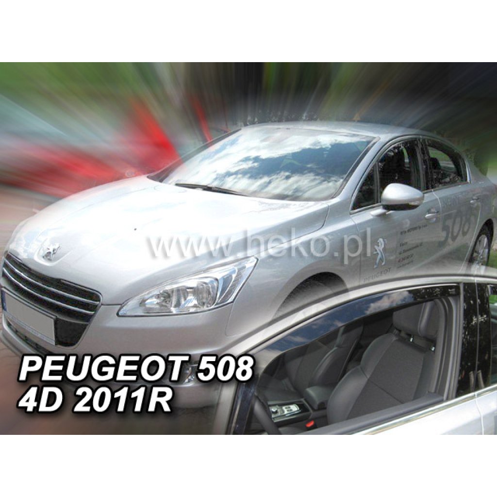 Ofuky oken Peugeot 508 4/5D 2011- přední | Heko