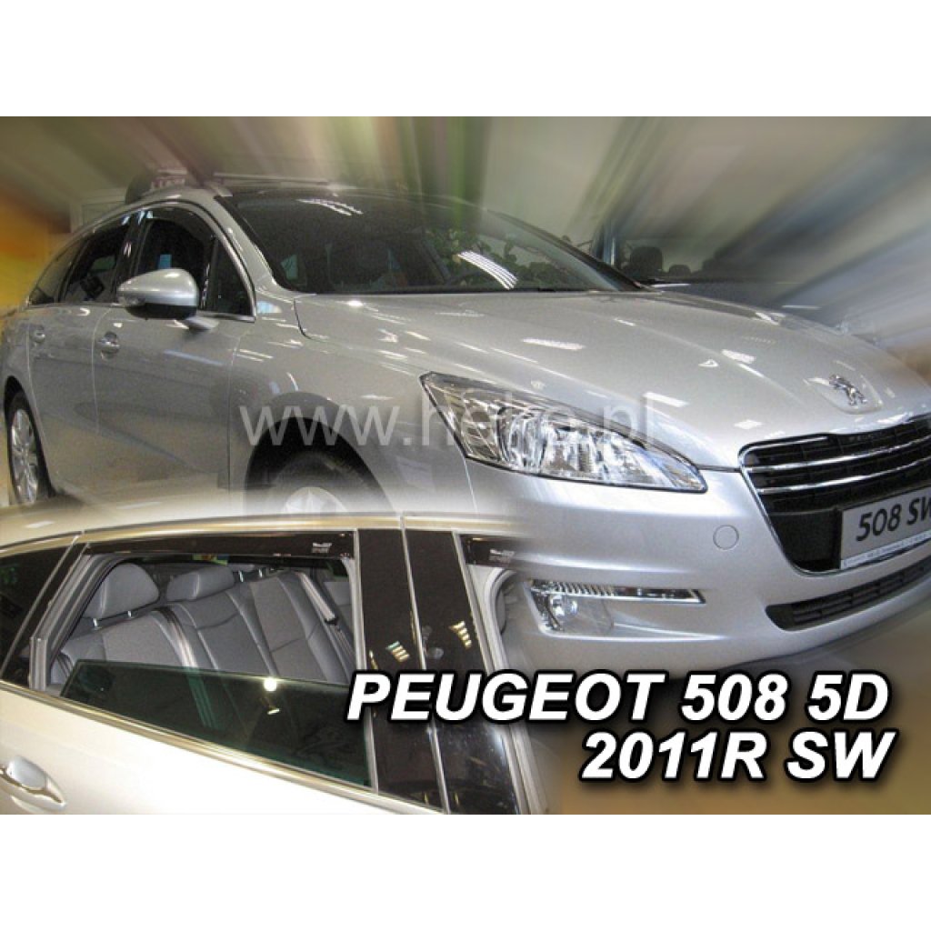 Ofuky oken Peugeot 508 SW 4D 2011- přední + zadní combi | Heko