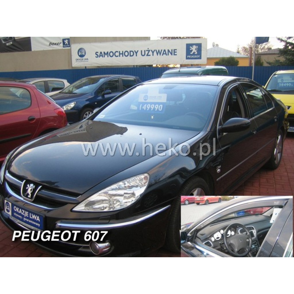 Ofuky oken Peugeot 607 4D přední | Heko