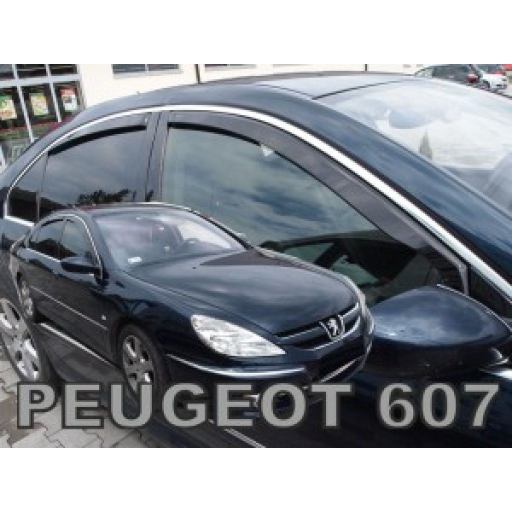 Ofuky oken Peugeot 607 4D sedan 1999-2010 přední + zadní | Heko