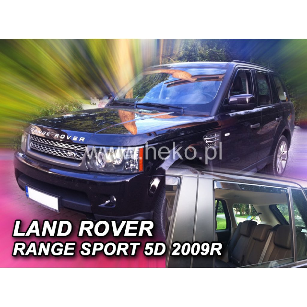 Ofuky oken Range Rover Sport 5D 2005- přední + zadní | Heko