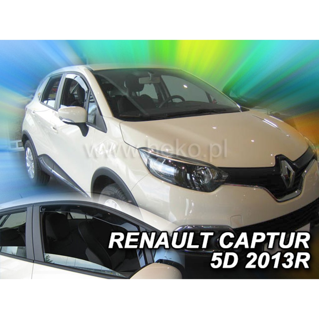 Ofuky oken Renault Captur 5D 2013- přední | Heko