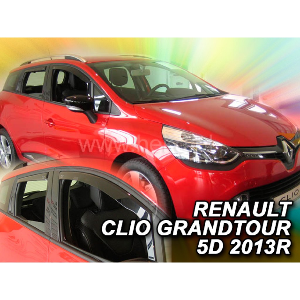 Ofuky oken Renault Clio IV 5D Grandtour 2013- přední + zadní | Heko