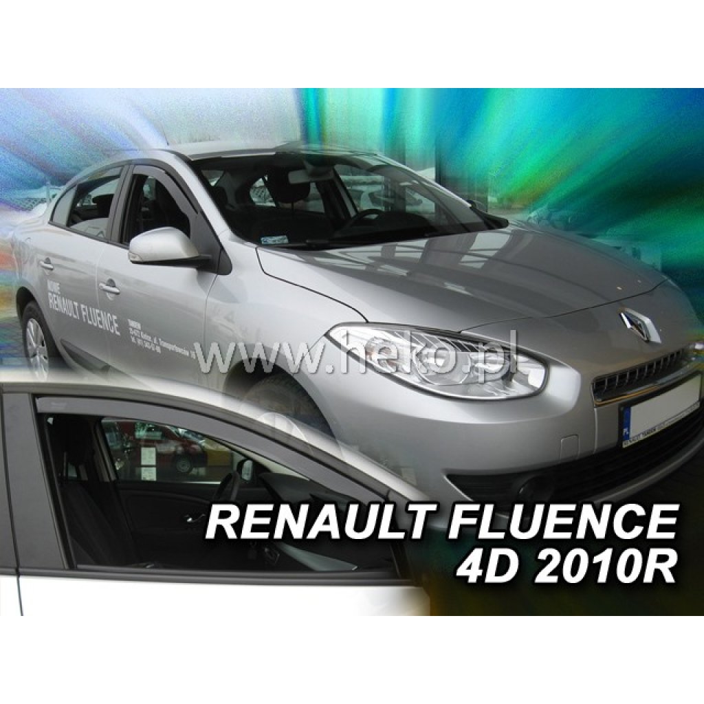 Ofuky oken Renault Fluence 4D 2010- přední | Heko