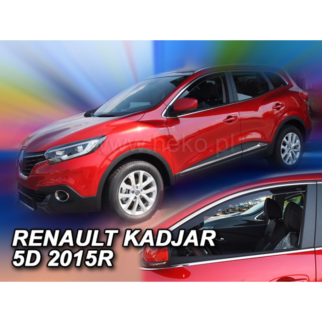 Ofuky oken Renault Kadjar 5D 2015- přední | Heko