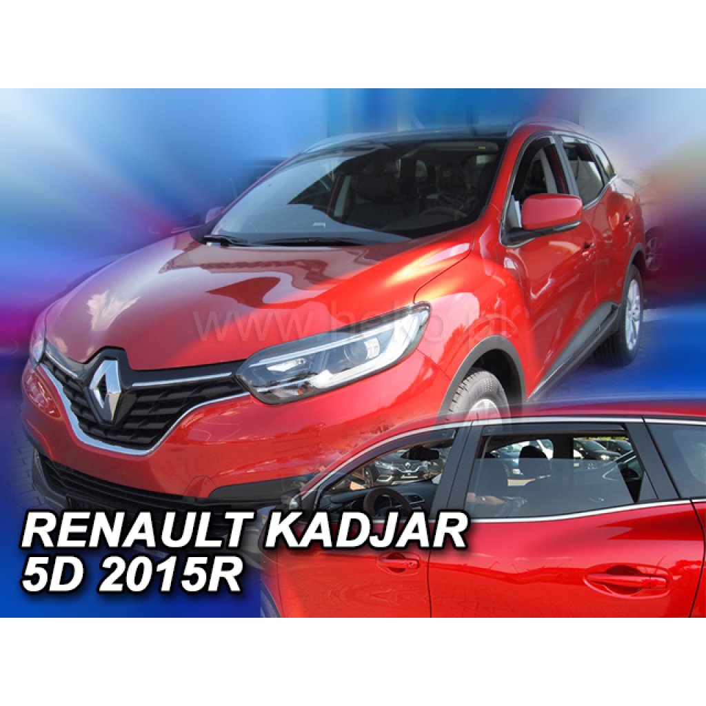 Ofuky oken Renault Kadjar 5D 2015- přední + zadní | Heko