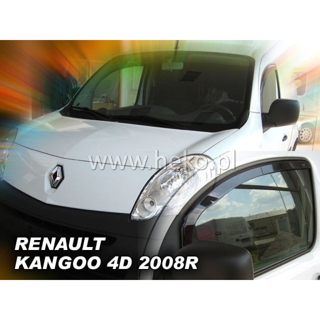 Ofuky oken Renault Kangoo 4D 2008- přední | Heko