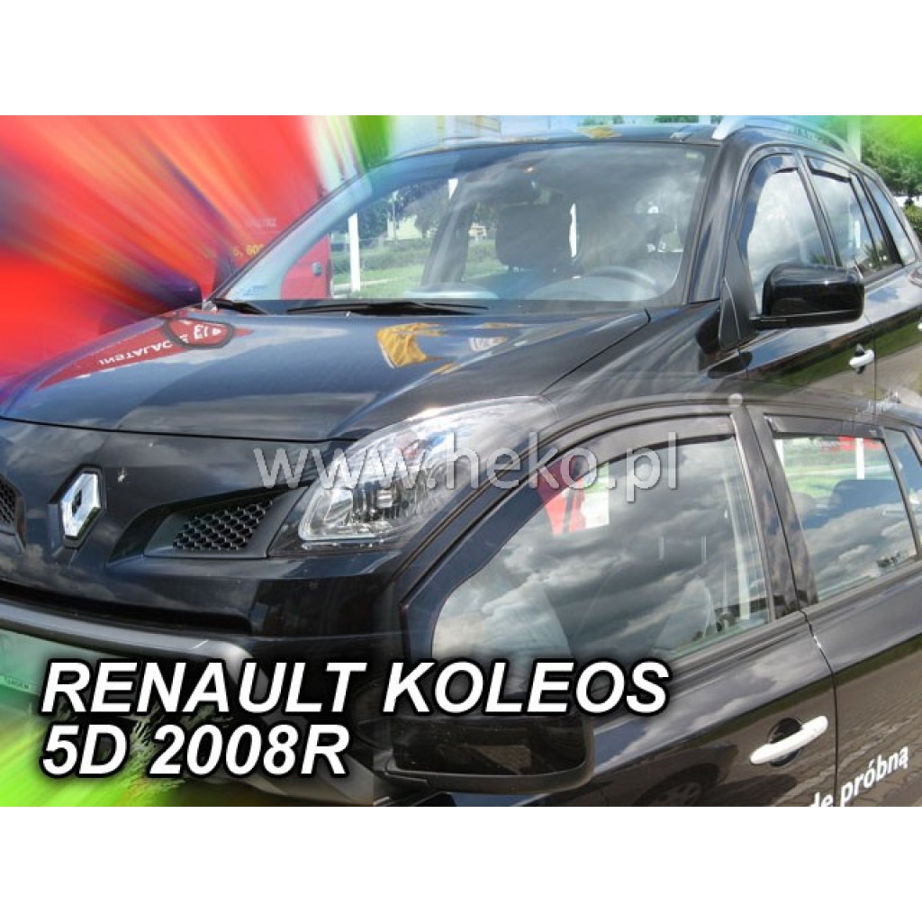Ofuky oken Renault Koleos 4D 2008- přední | Heko