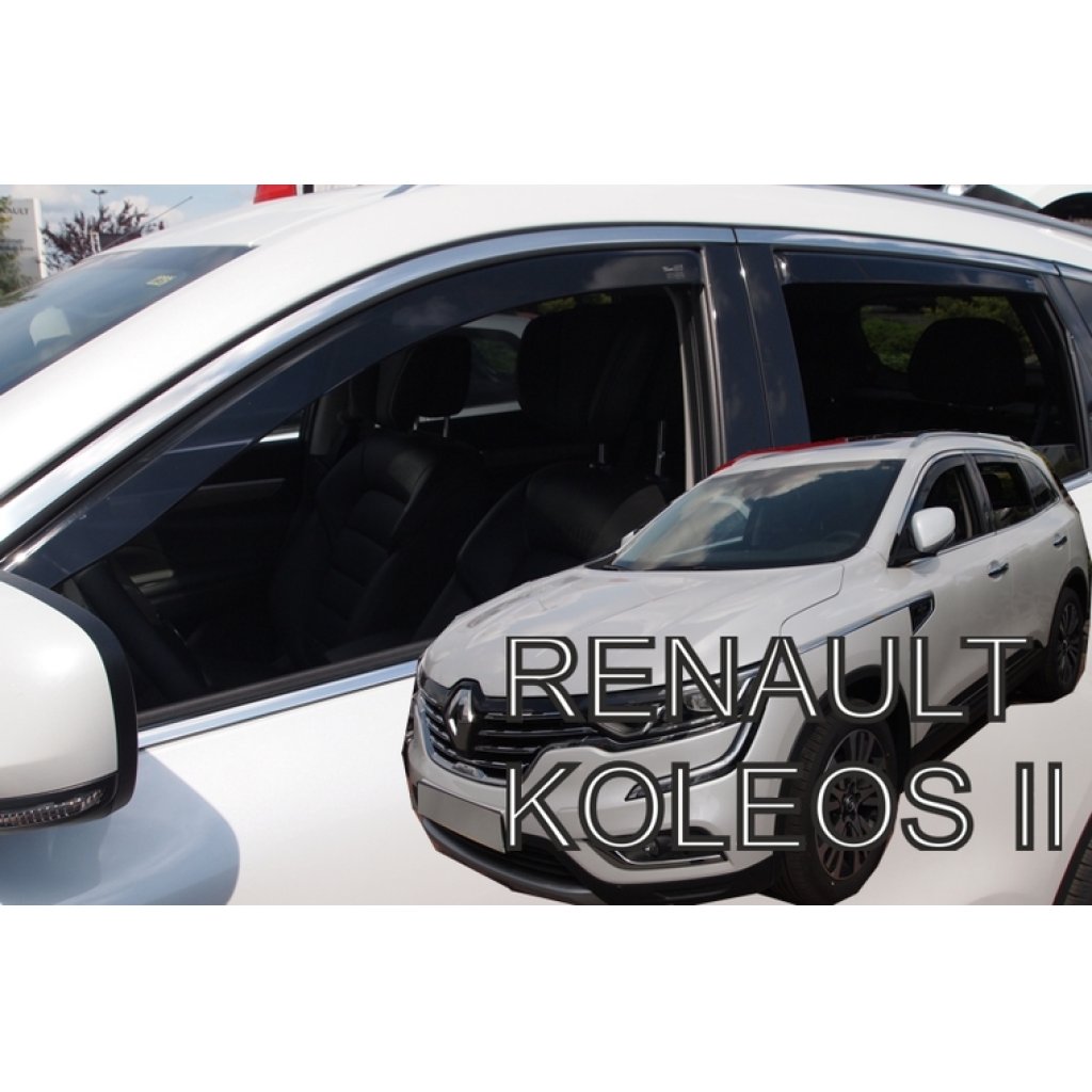 Ofuky oken Renault Koleos II 4D 2017- přední + zadní | Heko