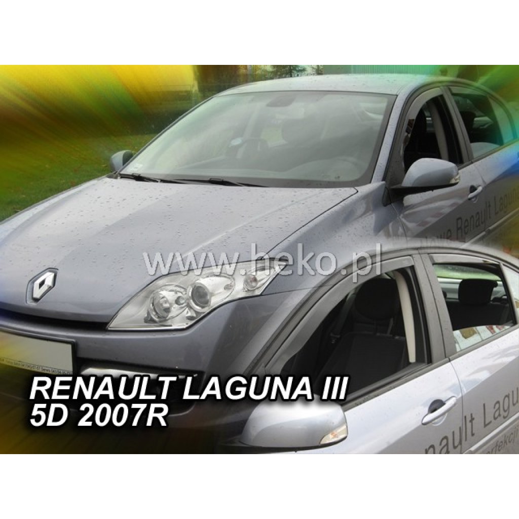 Ofuky oken Renault Laguna III 5D 2007- přední + zadní | Heko