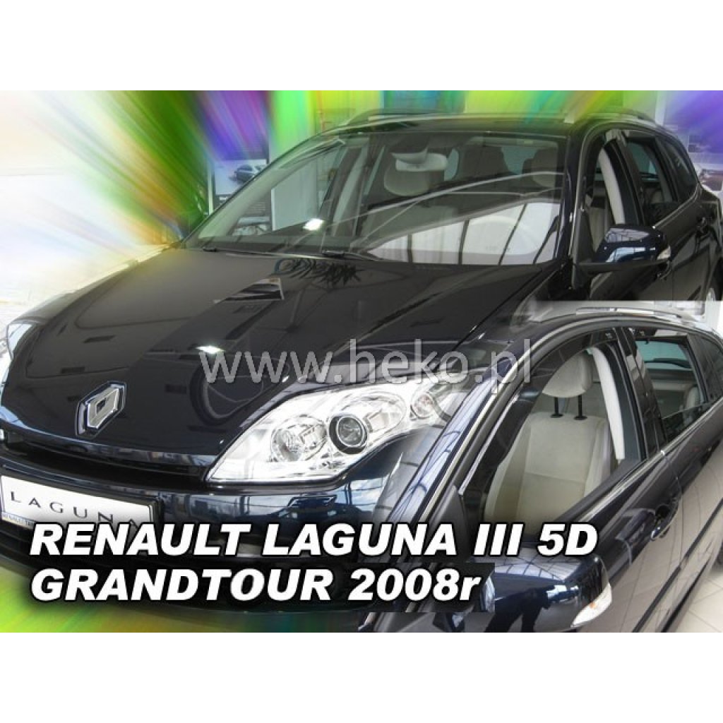 Ofuky oken Renault Laguna III Grandtour 2007- 5D přední + zadní combi | Heko