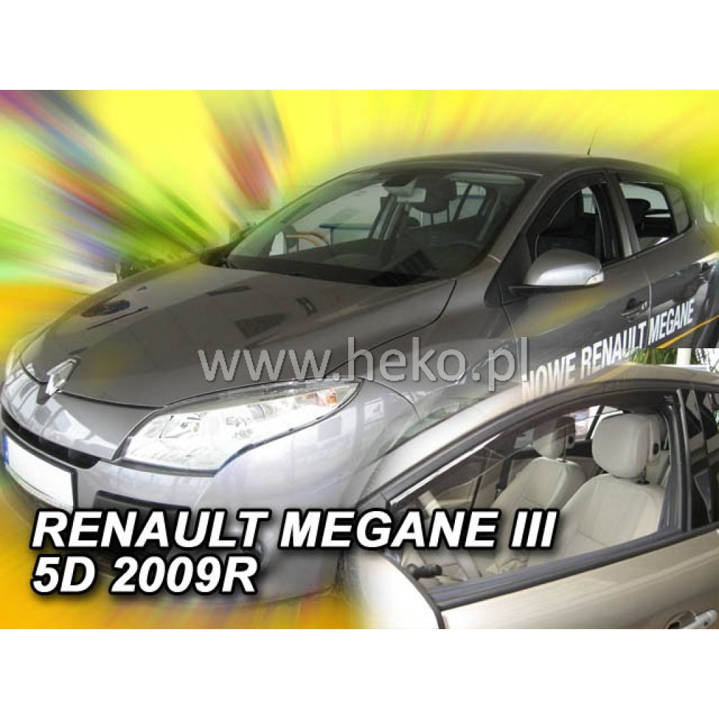 Ofuky oken Renault Megane III 5D 2008- přední | Heko