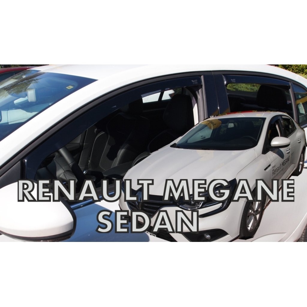 Ofuky oken Renault Megane IV 4D 2017- přední + zadní Grandcoupe | Heko
