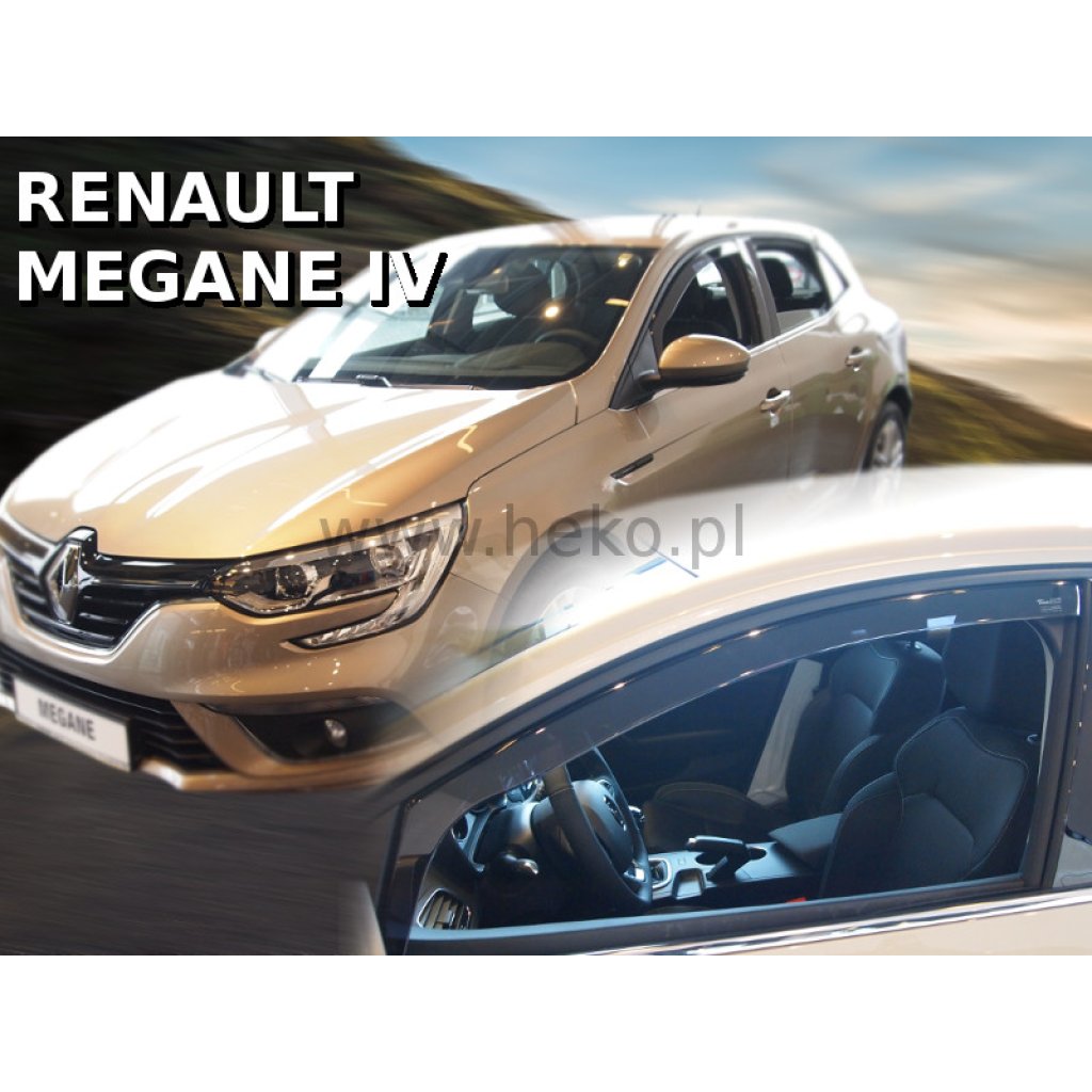 Ofuky oken Renault Megane IV 5D 2016- přední | Heko