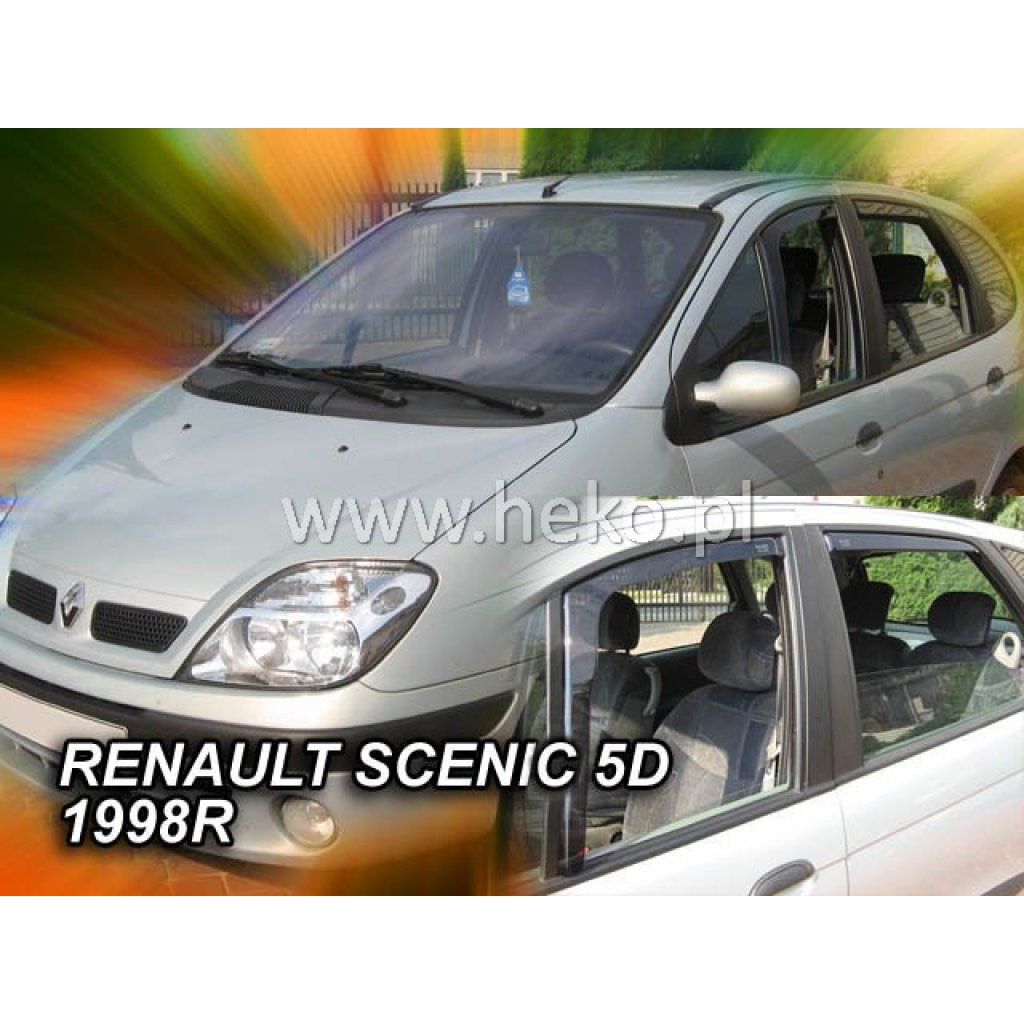 Ofuky oken Renault Scenic 5D 1996-2002 přední + zadní | Heko